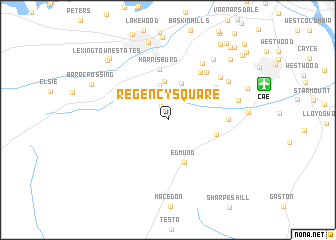map of Regency Square