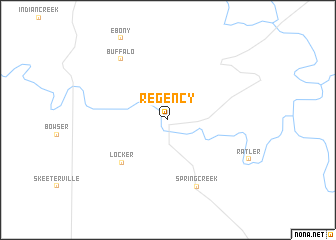 map of Regency