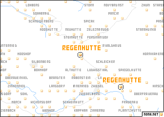 map of Regenhütte