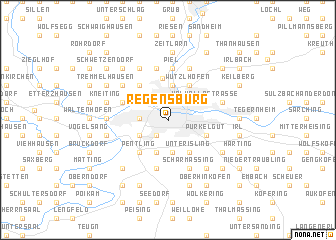 map of Regensburg