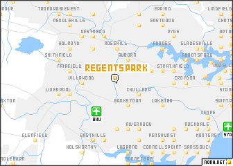 map of Regents Park