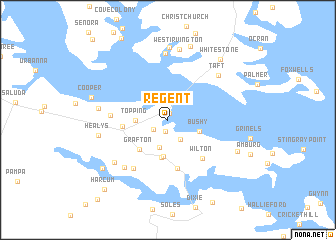 map of Regent