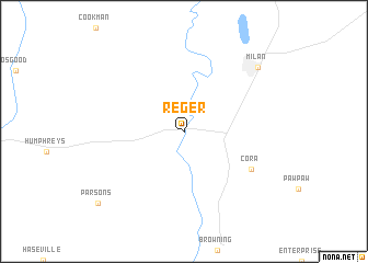 map of Reger