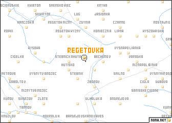 map of Regetovka