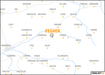 map of Reghea