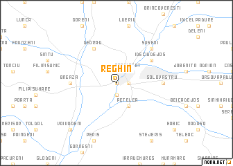 map of Reghin