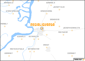 map of Régialigvárda