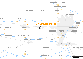 map of Regina Margherita