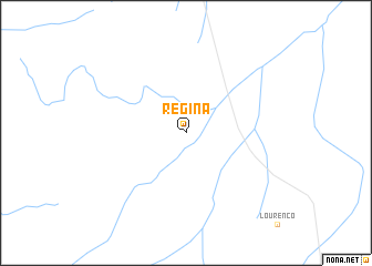 map of Regina