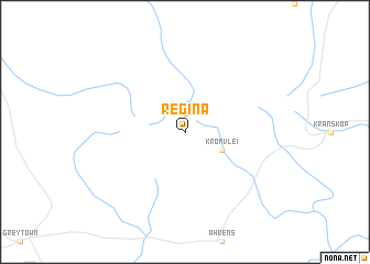 map of Regina