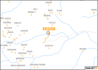 map of Regina