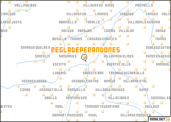 map of Regla de Perandones
