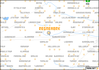 map of Regnemark