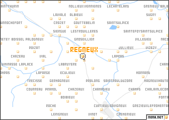 map of Regneux