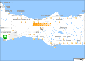 map of Rego dʼ Água