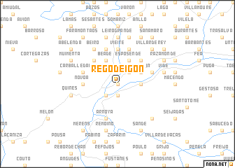 map of Regodeigón