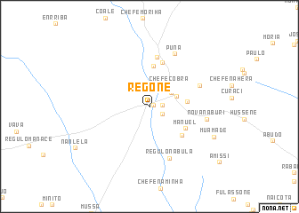 map of Regone