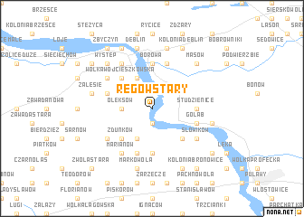 map of Regów Stary