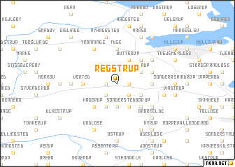 map of Regstrup