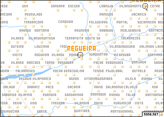 map of Regueira