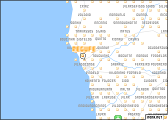 map of Regufe