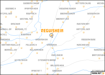 map of Reguisheim