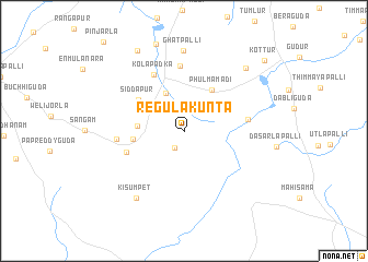 map of Regulakunta