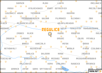 map of Regulice