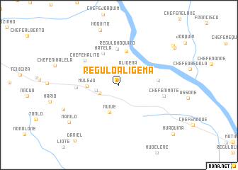 map of Régulo Aligema