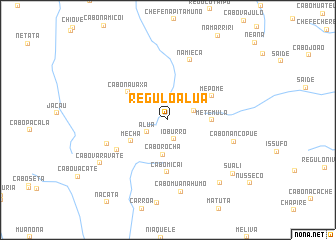 map of Régulo Alua