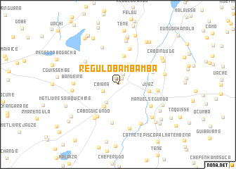 map of Régulo Bambamba