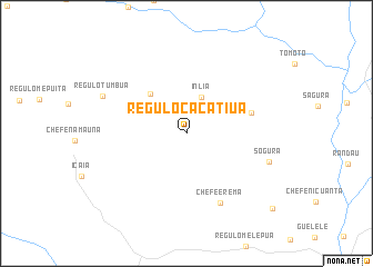 map of Régulo Cacatíua