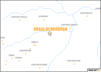 map of Régulo Carronga