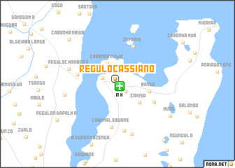 map of Régulo Cassiano