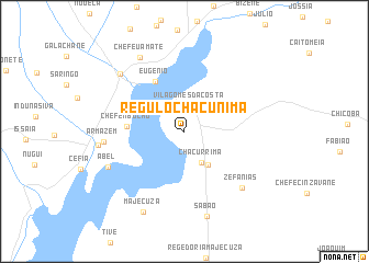 map of Régulo Chacunima