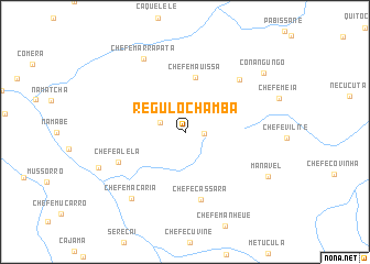 map of Régulo Chamba