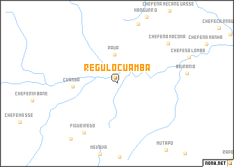 map of Régulo Cuamba