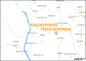 map of Régulo Fernando