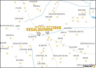 map of Régulo Ginama