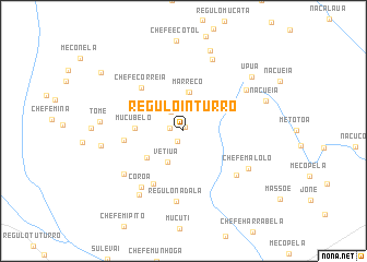 map of Régulo Inturro