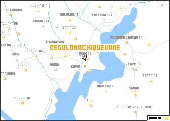 map of Régulo Machiquevane