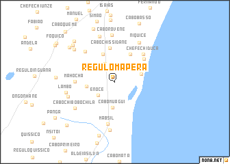 map of Régulo Mapera