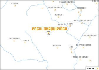 map of Régulo Maquiringa