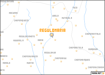 map of Régulo Mária