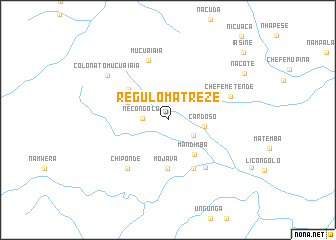 map of Régulo Matreze