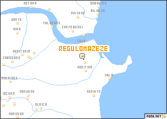 map of Régulo Mazeze