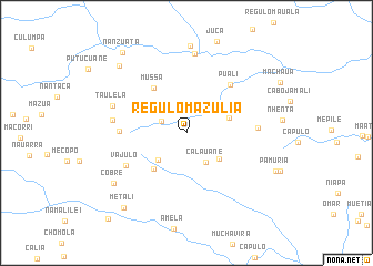 map of Régulo Mazulia
