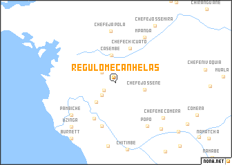 map of Regulo Mecanhelas