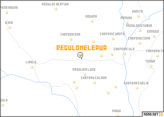 map of Regulo Melepua