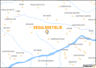 map of Régulo Metalia